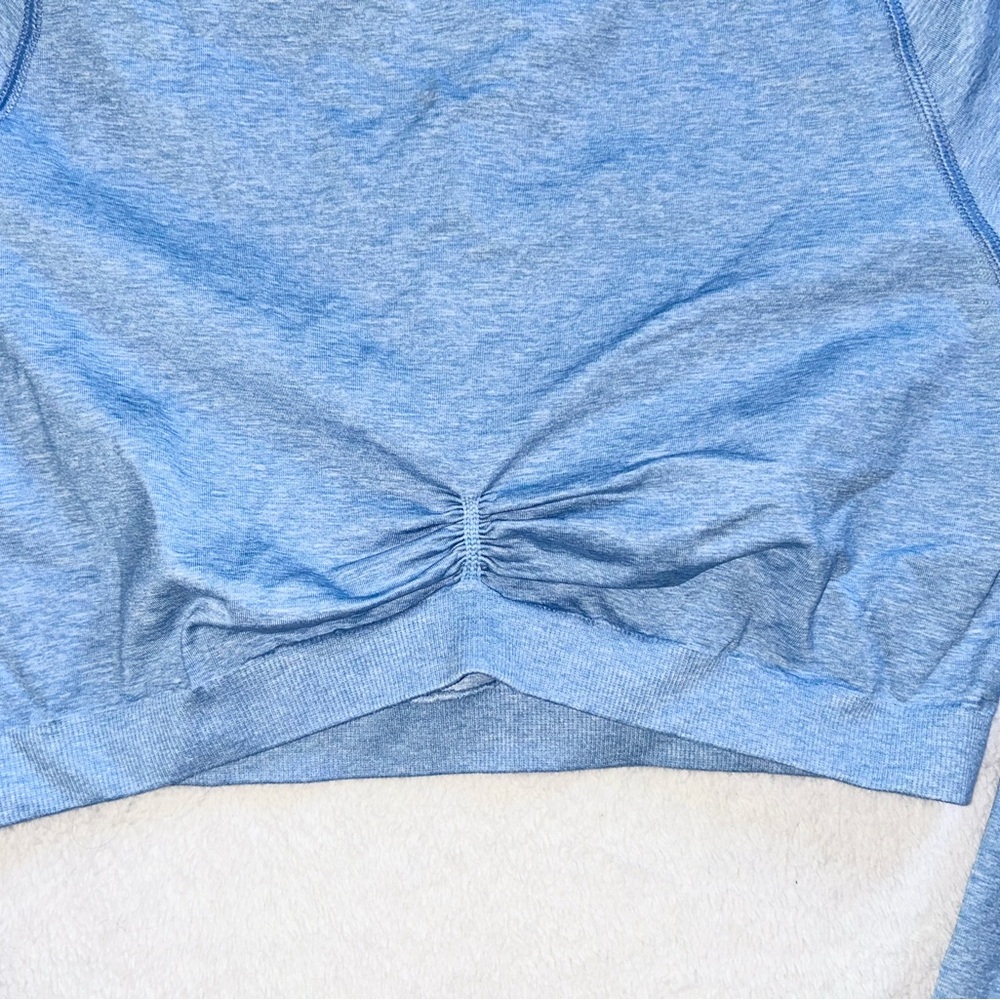 Gymshark Light Blue Cropped top - Picture 5 of 6